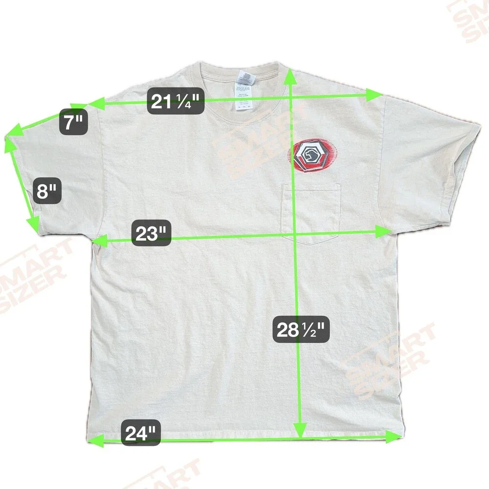 Matco Tools Shirt Mens XL Beige Pocket Graphic Logo Gildan Ultra Cotton Tee